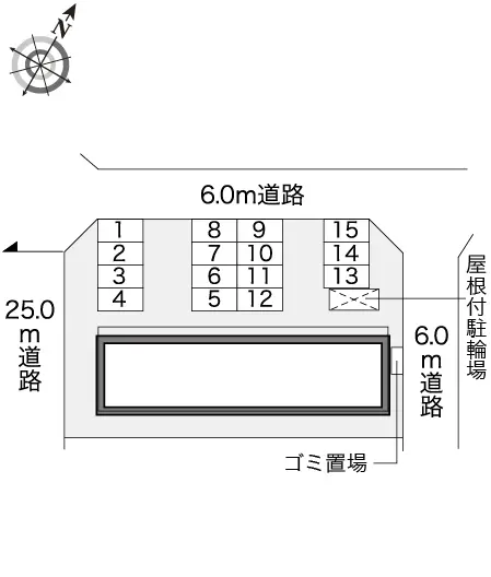 ★手数料０円★宇都宮市下栗町　月極駐車場（LP）